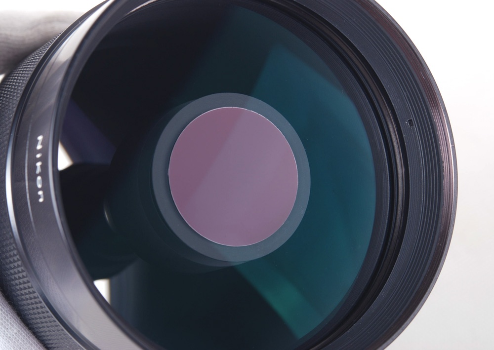 【美品】Nikon/ニコン AI Reflex-NIKKOR C 500mm F8 反射レンズ レンズ革ケース フィルター付