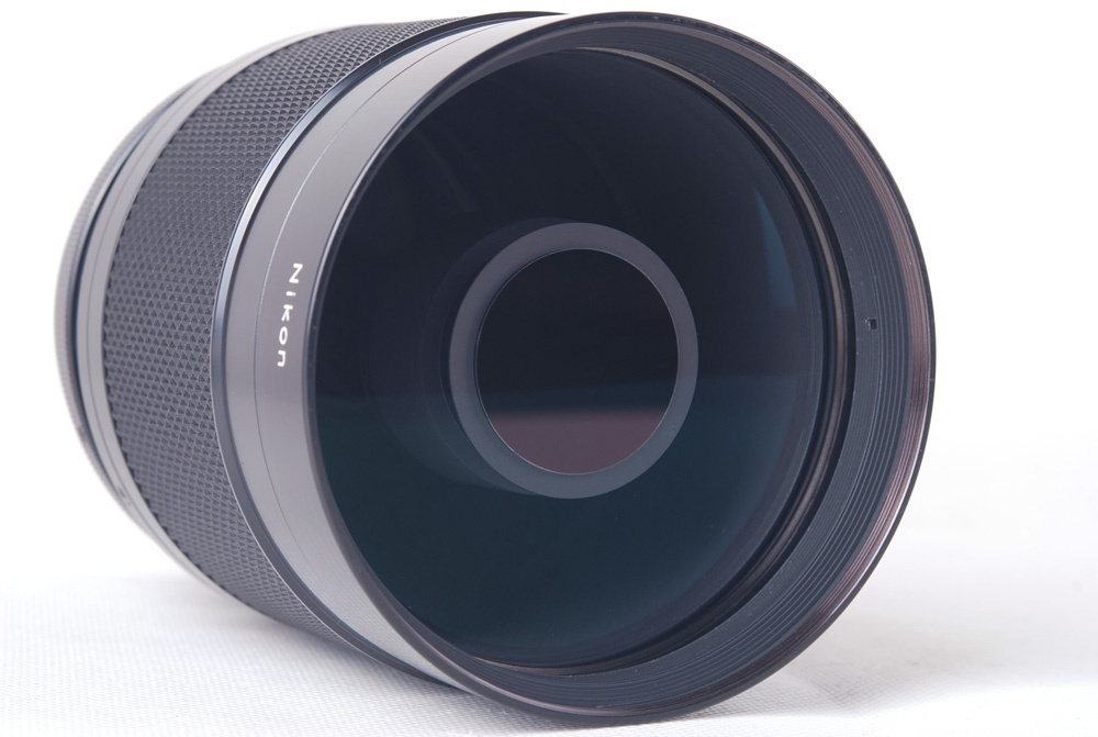 【美品】Nikon/ニコン AI Reflex-NIKKOR C 500mm F8 反射レンズ レンズ革ケース フィルター付