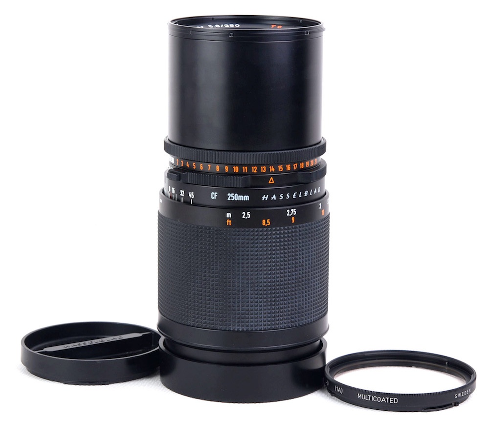 【美品】Hasselblad/ハッセルブラッド Sonnar CF 250mm F5.6 T* ブラック レンズ