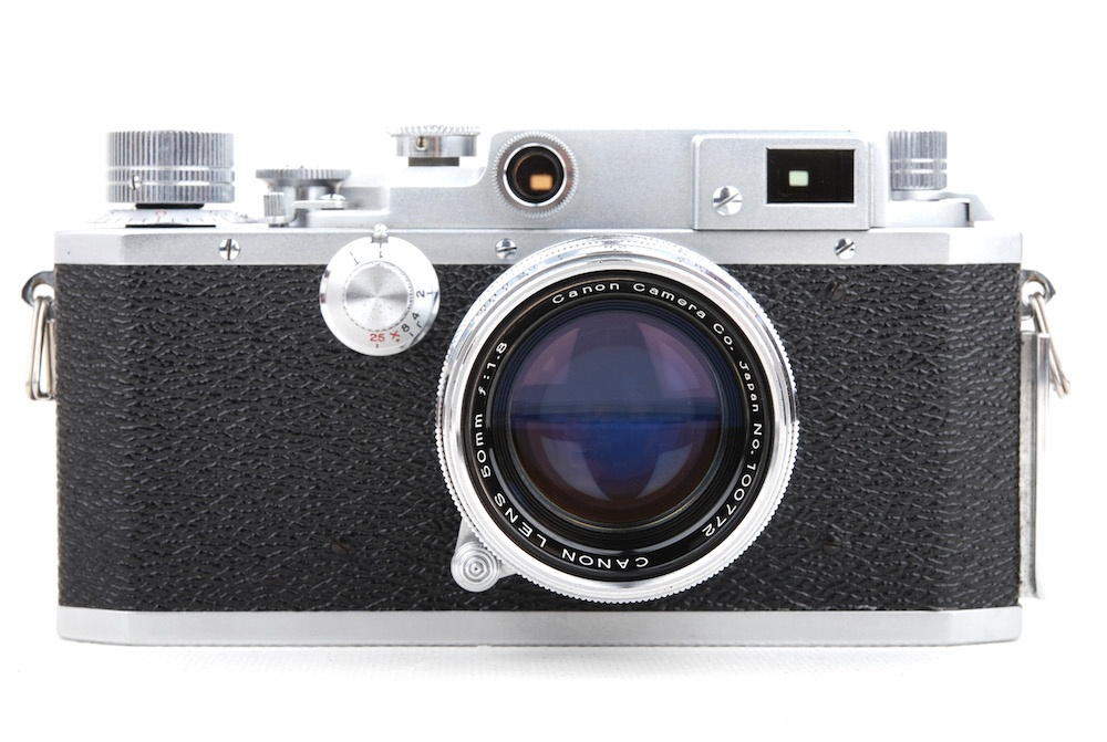 【美品】Canon/キャノン IVSB 50mm F1.8 レンズ Leica/ライカ Lマウント シルバー カメラセット#jp23664