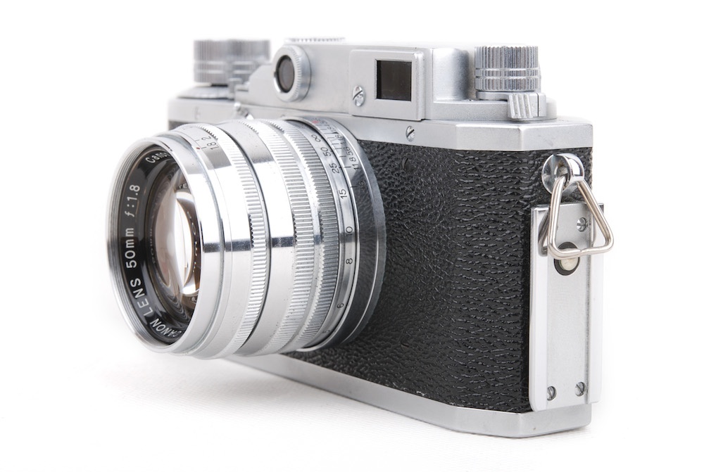 【美品】Canon/キャノン IVSB 50mm F1.8 レンズ Leica/ライカ Lマウント シルバー カメラセット#jp23664