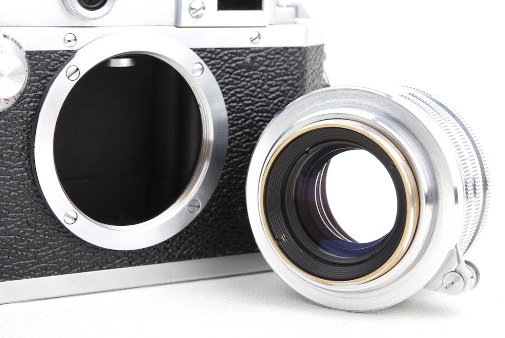 【美品】Canon/キャノン IVSB 50mm F1.8 レンズ Leica/ライカ Lマウント シルバー カメラセット#jp23664