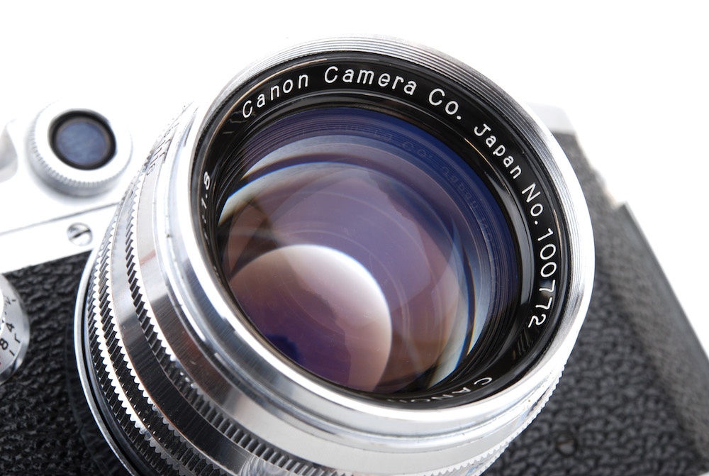 【美品】Canon/キャノン IVSB 50mm F1.8 レンズ Leica/ライカ Lマウント シルバー カメラセット#jp23664