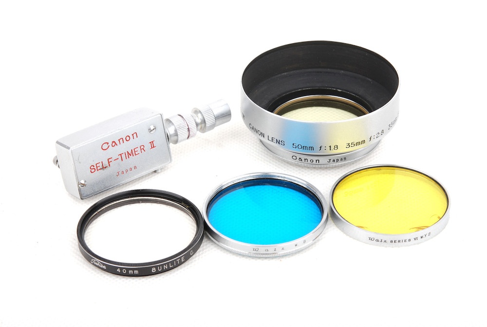 【美品】Canon/キャノン IVSB 50mm F1.8 レンズ Leica/ライカ Lマウント シルバー カメラセット#jp23664