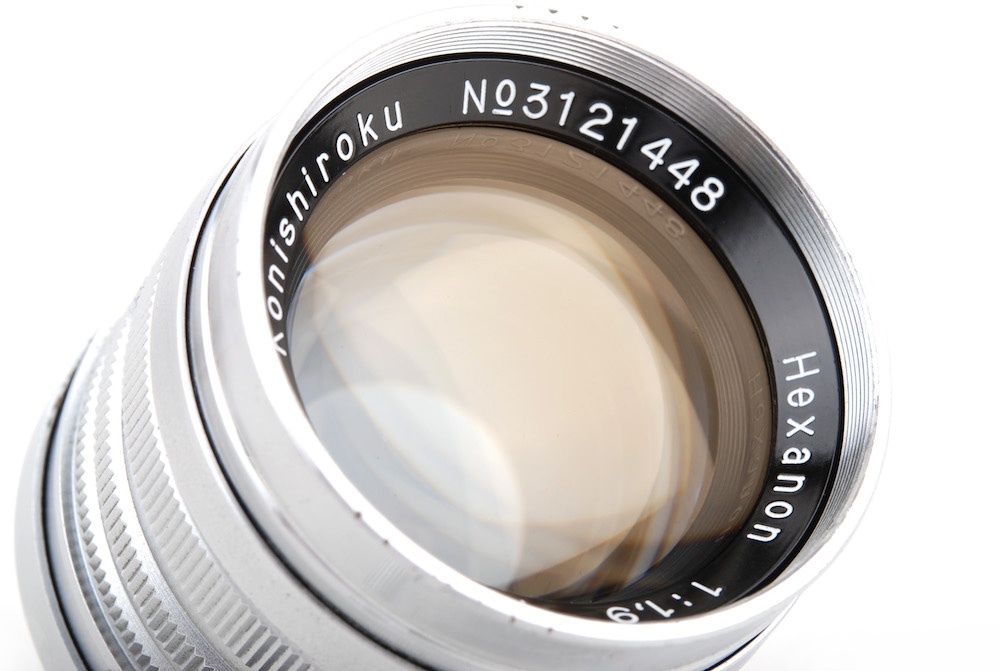 【美品】Konica/コニカ Konishiroku/小西六 Hexanon 50mm F1.9 原産ライカLTMマウント レンズ