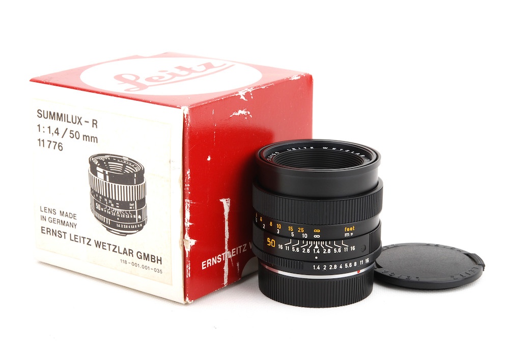 【美品】Leica/ライカ Summilux/ズミルックス Rマウント 50mm F1.4 ドイツ産 元箱付き レンズ