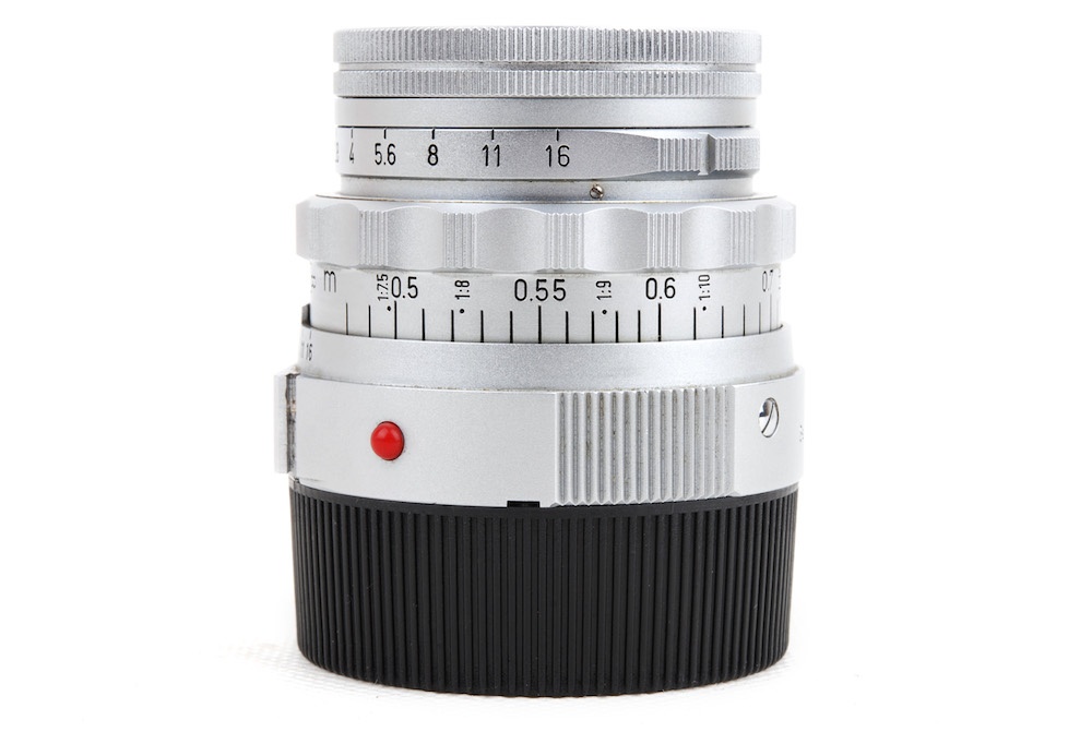 【美品】Leica/ライカ Summicron/ズミクロン Mマウント 50mm F2 Dual range DR rigid シルバー 147万号 レンズ