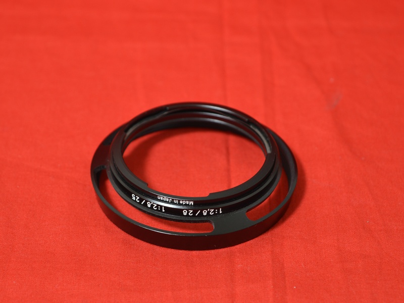ツァイスレンズフード 25ミリ、28ミリ用