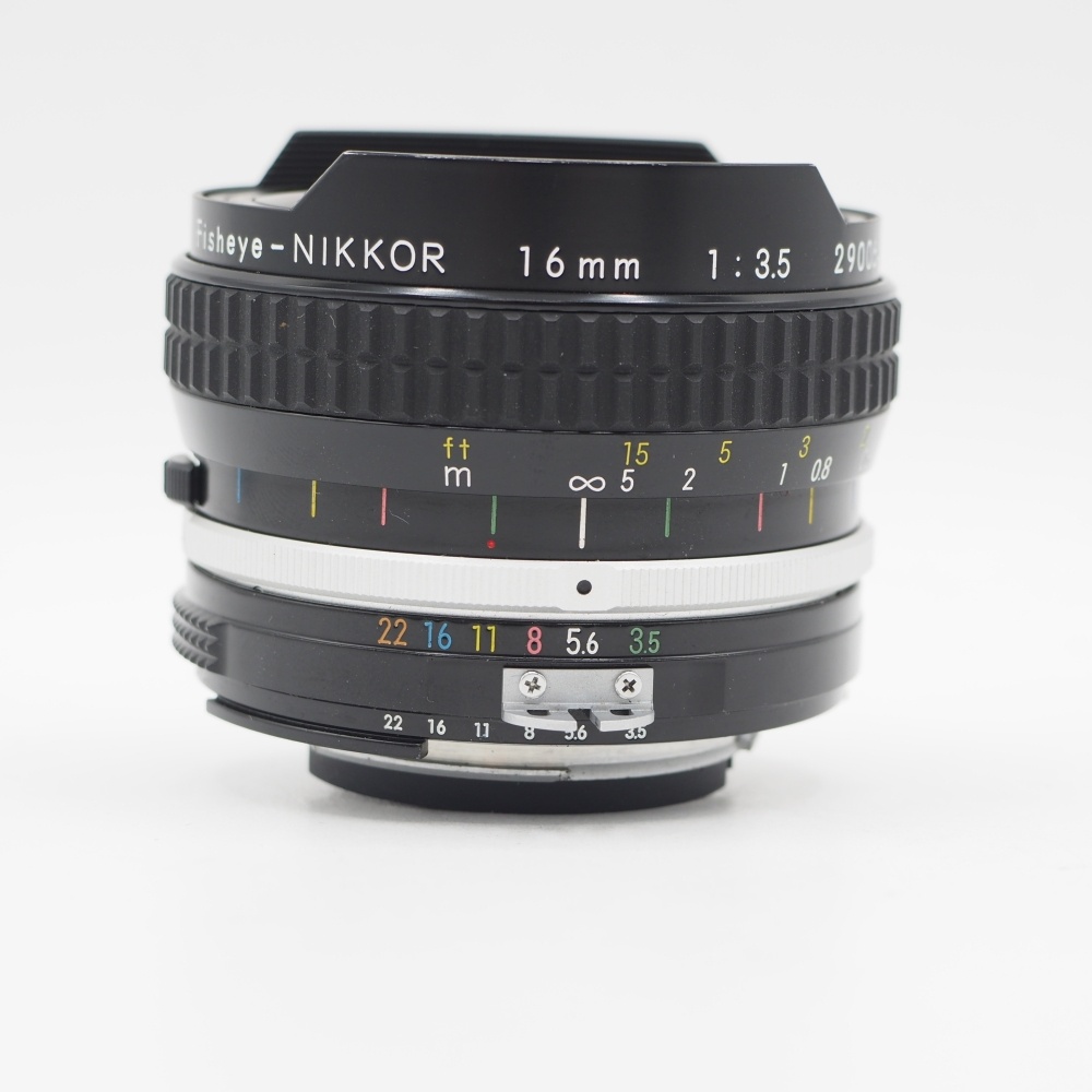 ニコン Aiフィッシュアイニッコール 16mm F3.5【中古管理番号：T0359】