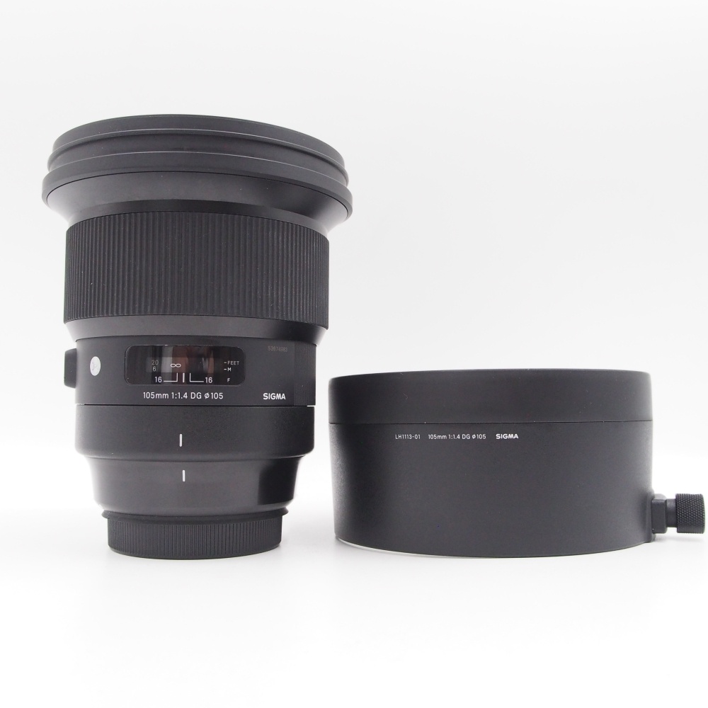 シグマ ART 105mm F1.4 DG HSM(キヤノンEF）【中古管理番号：TW0582】