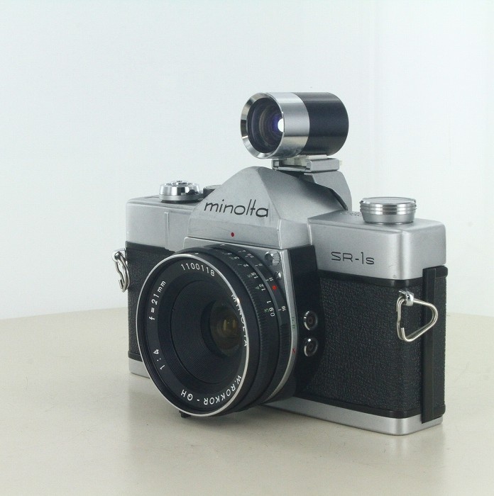 ミノルタ SR-1s+WロッコールQH21/4+21mmファインダー