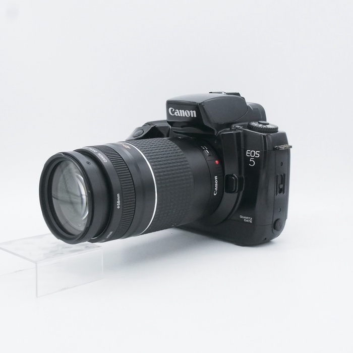 キヤノン EOS 5QD+VG10グリップ+EF75-300/4-5.6III