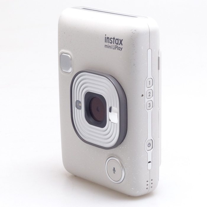フジフイルム INSTAX MINI LIPLAY ストーンホワイト
