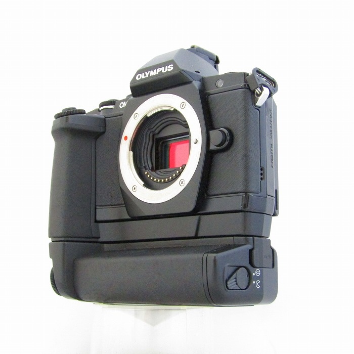 オリンパス OM-D E-M5 ブラツク+HLD-6G
