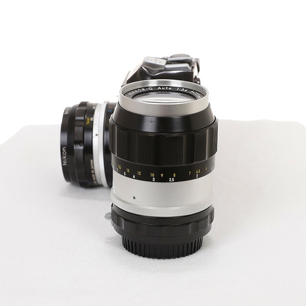 ニコン ニコマートELブラック+ニッコールHAuto35/2.8+135/3.5