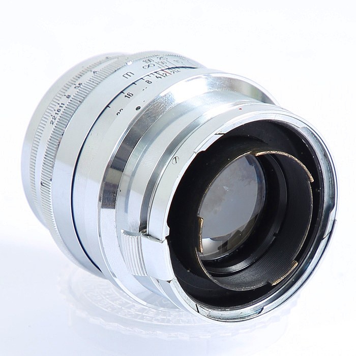 ツアイス ZEISS イエナ ゾナー T 8.5cm/2 アルミ鏡筒