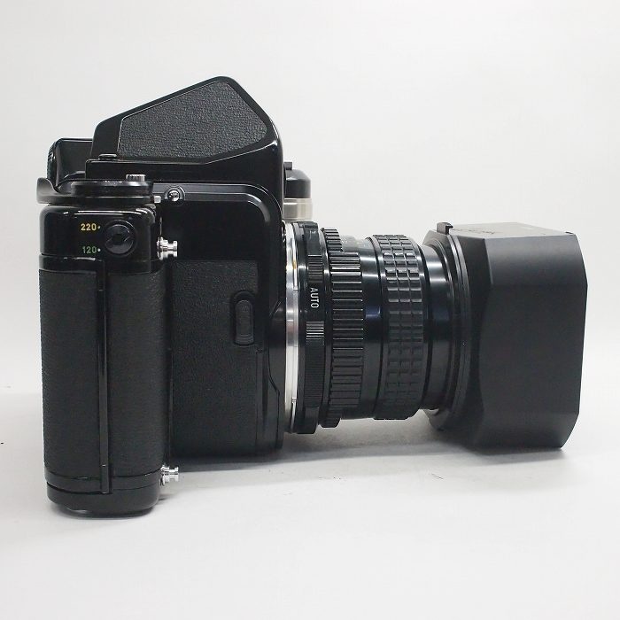 ペンタックス 67+TTLファインダー+SMC-P105/2.4+グリップ
