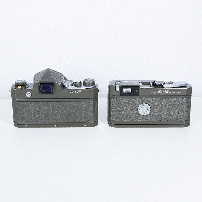 ニコン F+キヤノンP陸上自衛隊仕様セット(レンズ計4本)