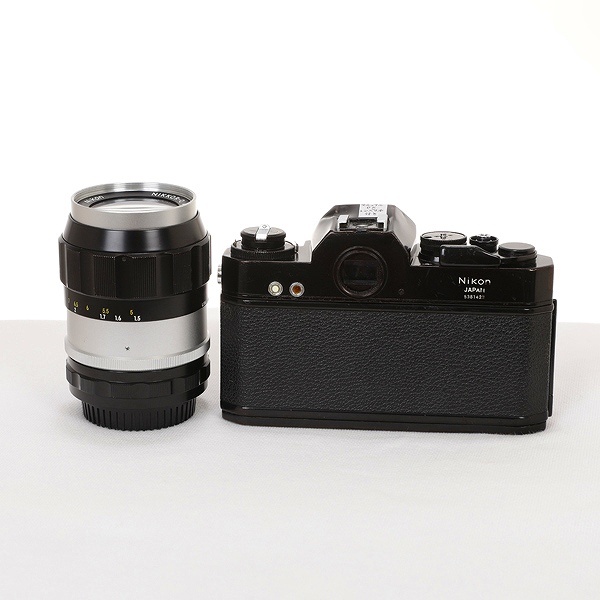 ニコン ニコマートELブラック+ニッコールHAuto35/2.8+135/3.5
