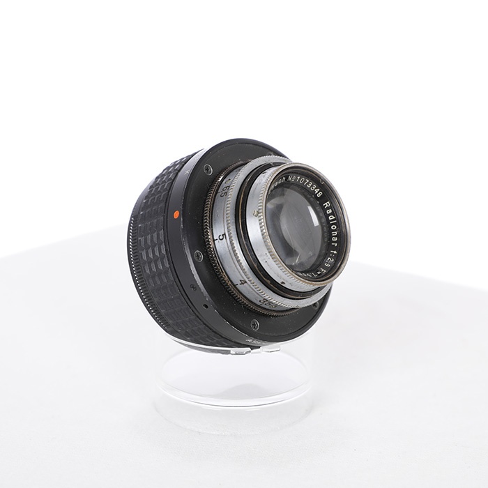 シュナイダー Schneider Radionar 7.5cm/2.9（ニコンFマウント改）ヘリコイドリング付