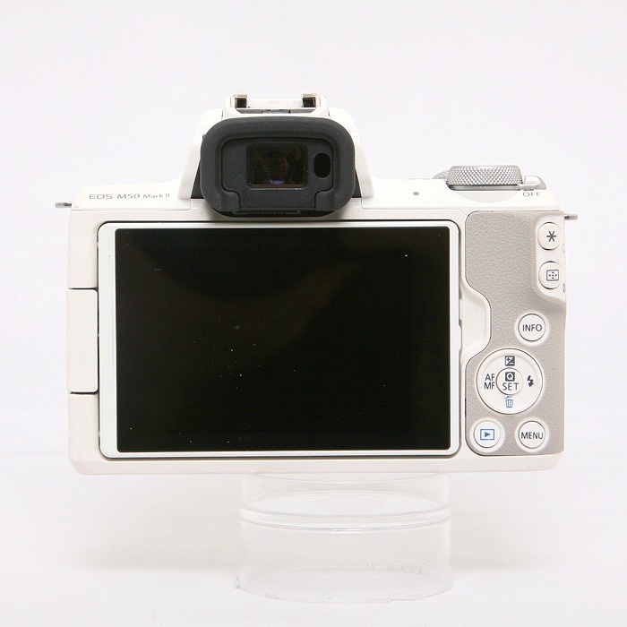 キヤノン EOS M50 MarkII ホワイト(EOS Kiss M2海外モデル)※充電器無し