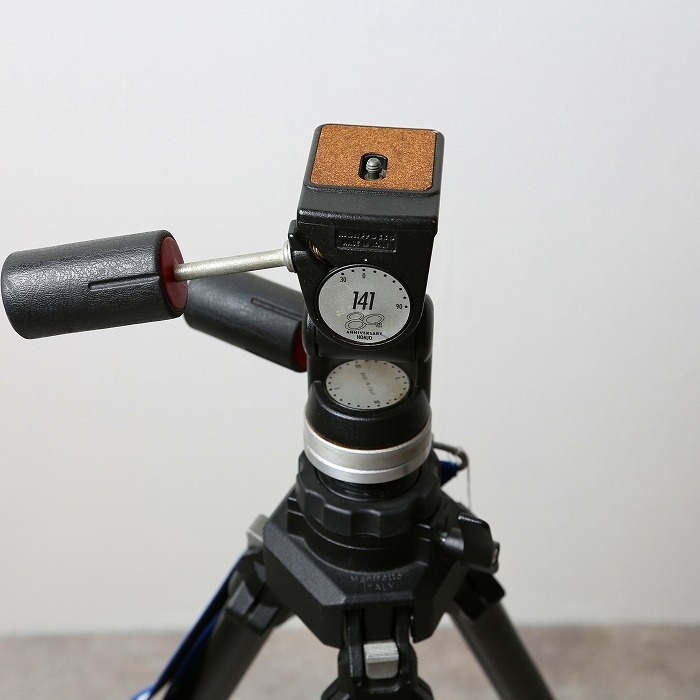 マンフロット 055C 10thアニバーサリー + #141 80thアニバーサリー