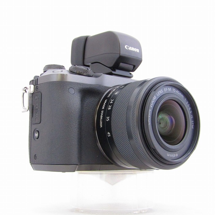 キヤノン EOS M6+EF-M15-45 IS STM+EVF-DC1