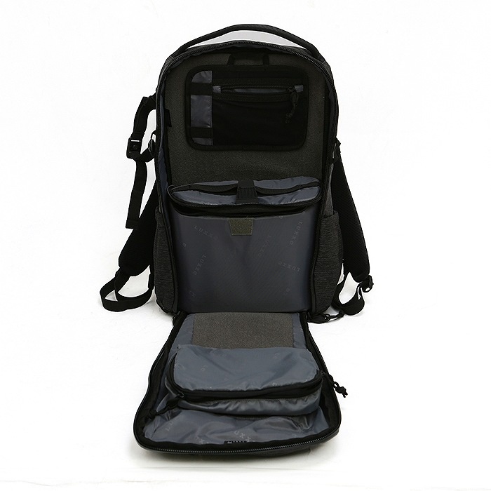 ハクバ LUXXE グリツドジツプバツクパツクM ブラツク