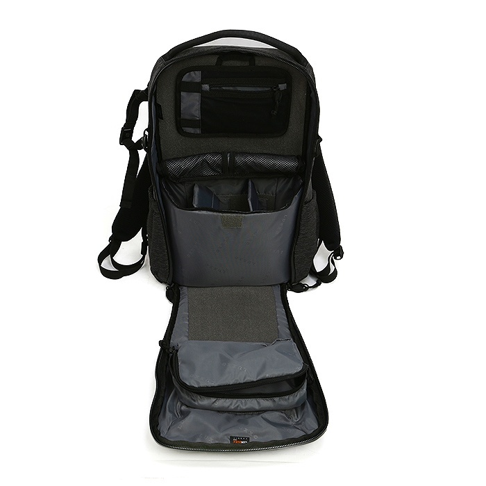 ハクバ LUXXE グリツドジツプバツクパツクM ブラツク