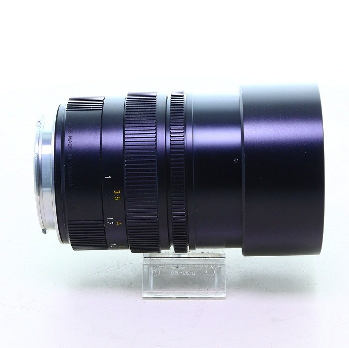 ライカ ズミクロン M90/2 E55 フード組込 ブラッククローム 
