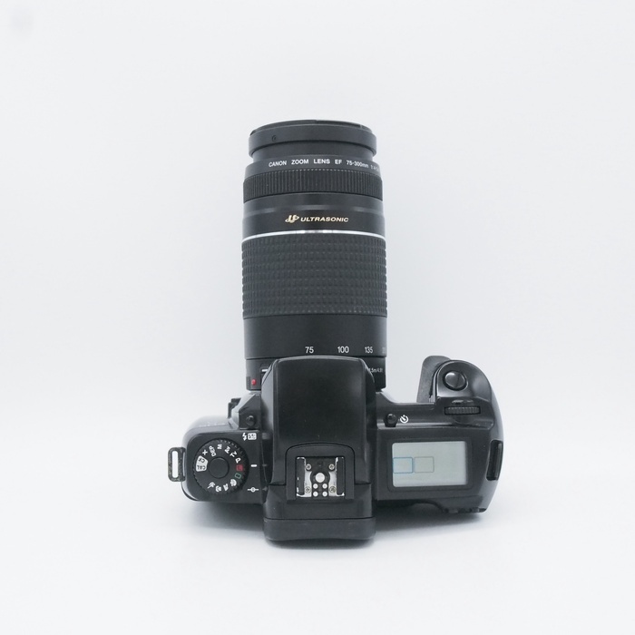 キヤノン EOS 5QD+VG10グリップ+EF75-300/4-5.6III