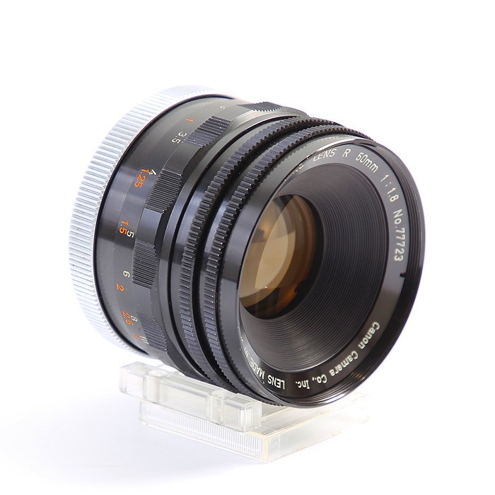 キヤノン SUPER-CANOMATIC LENS R 50mm f：1.8（キヤノンフレックス用）