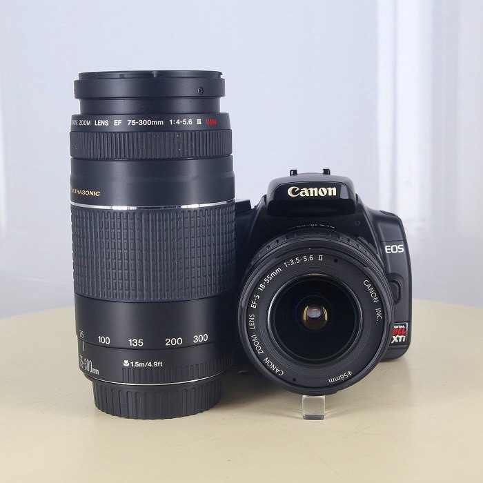 キヤノン REBEL XTi＋EFS18-55/3.5-5.6II＋EFS75-300/4-5.6III