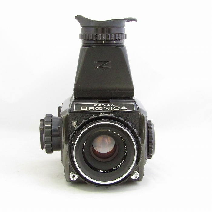 ブロニカ ブロニカ S2 ブラック(野外ルーペ )+ニッコールP75/2.8+マガジン