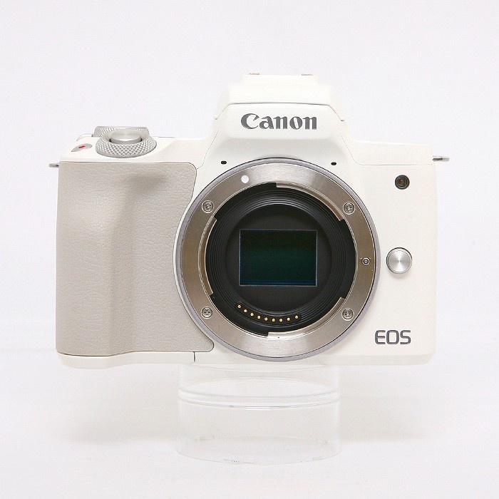 キヤノン EOS M50 MarkII ホワイト(EOS Kiss M2海外モデル)※充電器無し