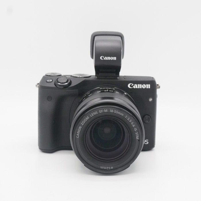 キヤノン EOS M3/EF-M18-55 IS STM EVFキツト ブラツク