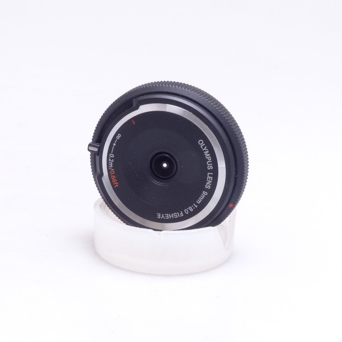 オリンパス 9/F8.0 Fisheye BCL-0980 BLK ボデイキヤツプレンズ