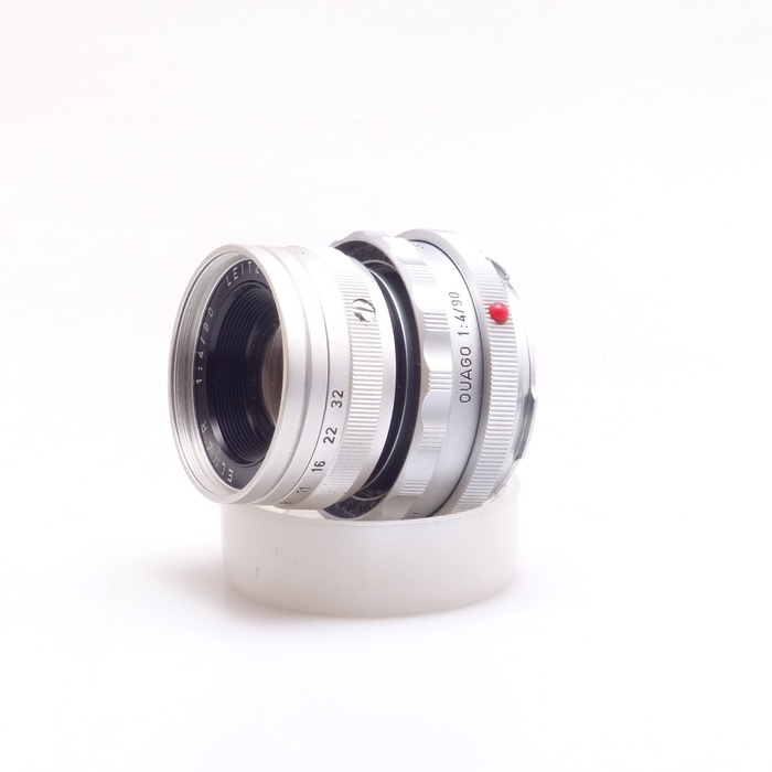 ライカ ELMAR 90/4 トリプレット ヘッドのみ + OUAGO 
