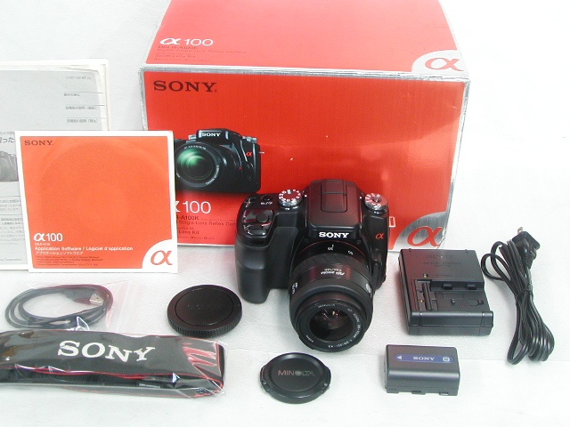 3月 【ジャンク】 α100 (DSLR-A100) MINOLTA AF35-70mm 1：3.5-4.5 Kit