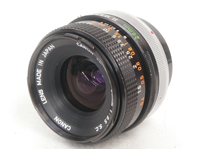 【難あり】 FD 28mm 1:3.5 S.C.