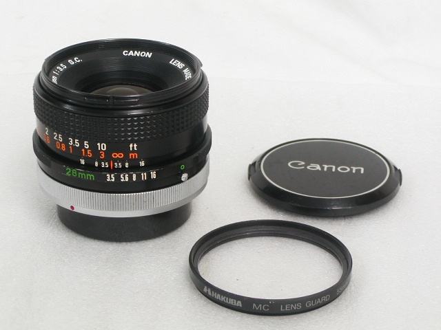 【難あり】 FD 28mm 1:3.5 S.C.