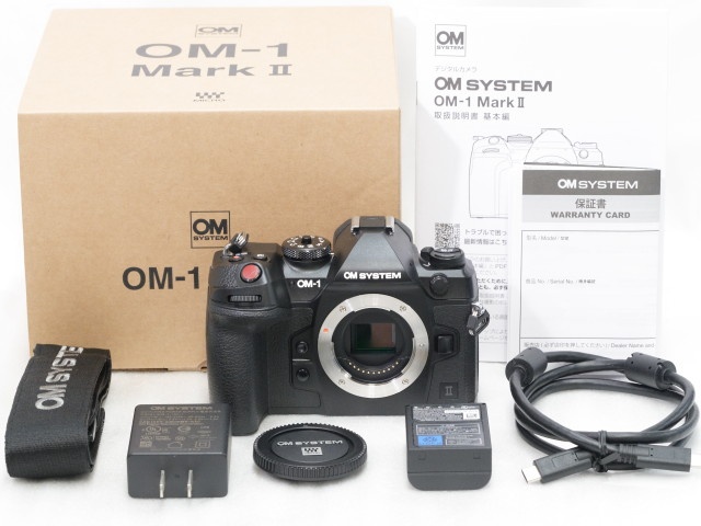 【美品】 OM-1 Mark II Body 【保付】