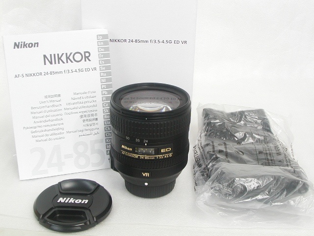 AF-S NIKKOR  24-85mm 1：3.5-4.5G ED VR