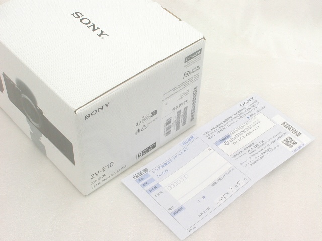 【準新】 ZV-E10  E PZ 16-50mm F3.5-5.6 OSS (Black) 【保印】