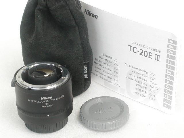 【美品】  TELECONVERTER TC-20E III