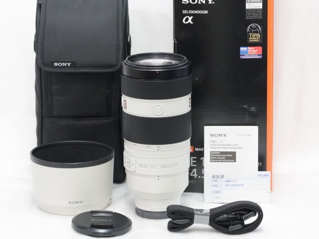 FE 100-400mm F4.5-5.6 GM OSS ”SEL100400GM” 【保付】