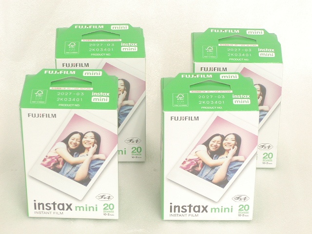 instax mini フィルム 20X4