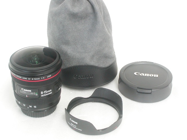 【美品】FISHEYE  ZOOM   EF 8-15mm  1:4 L  USM