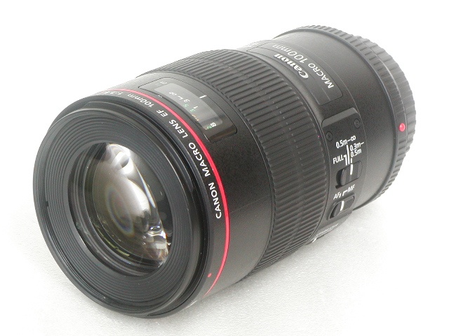 【美品】 EF 100mm 1：2.8 L IS USM  MACRO w/ ET-73