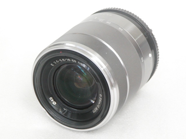 【難あり】 E 18-55mm 1：3.5-5.6 OSS (Silver)  SEL1855